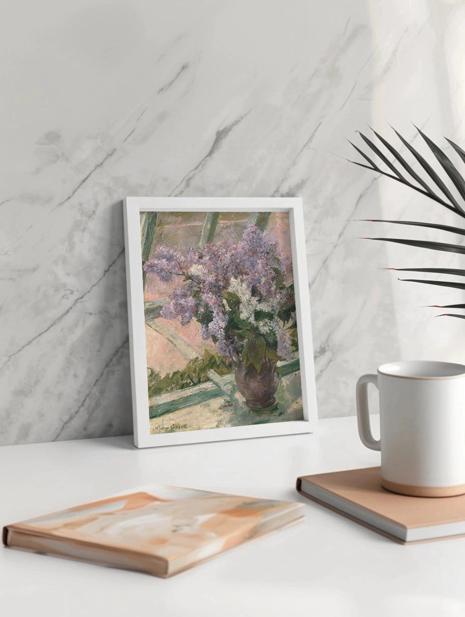 Cuadro de Lilacs in a Window (Mary Cassatt) - Fine Artic
