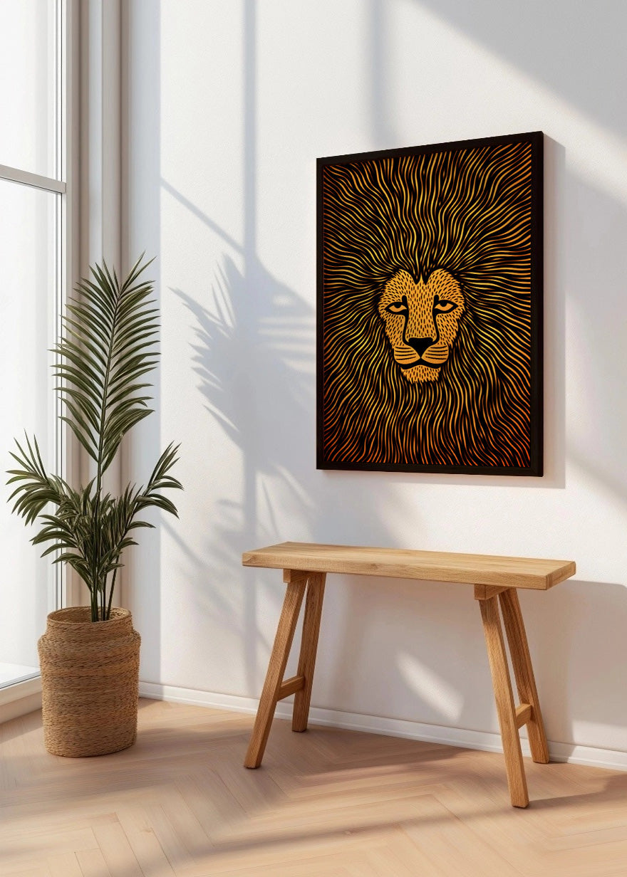 Cuadro Lion prince