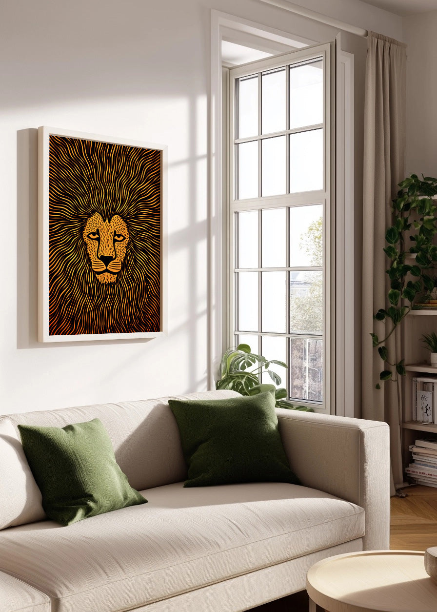 Cuadro Lion prince