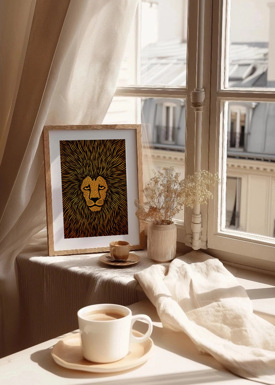 Cuadro Lion prince