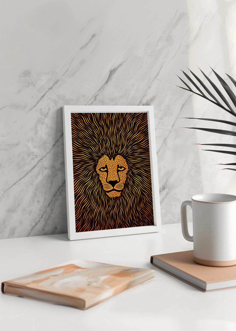 Cuadro Lion prince