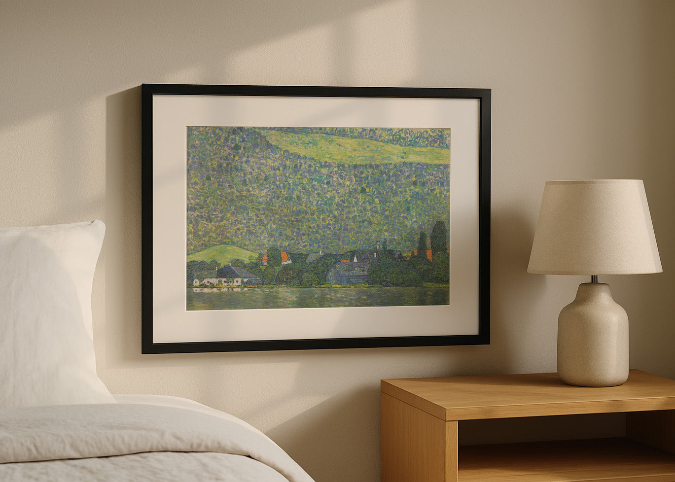 Cuadro Litzlberg en el lago Attersee (Gustav Klimt)