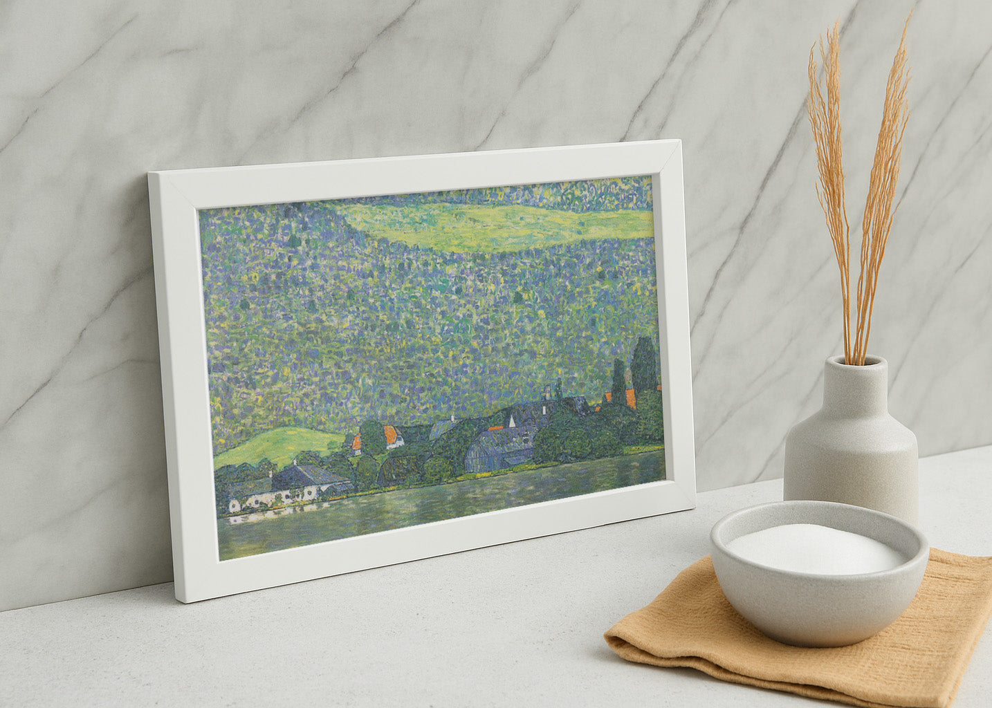 Cuadro Litzlberg en el lago Attersee (Gustav Klimt)