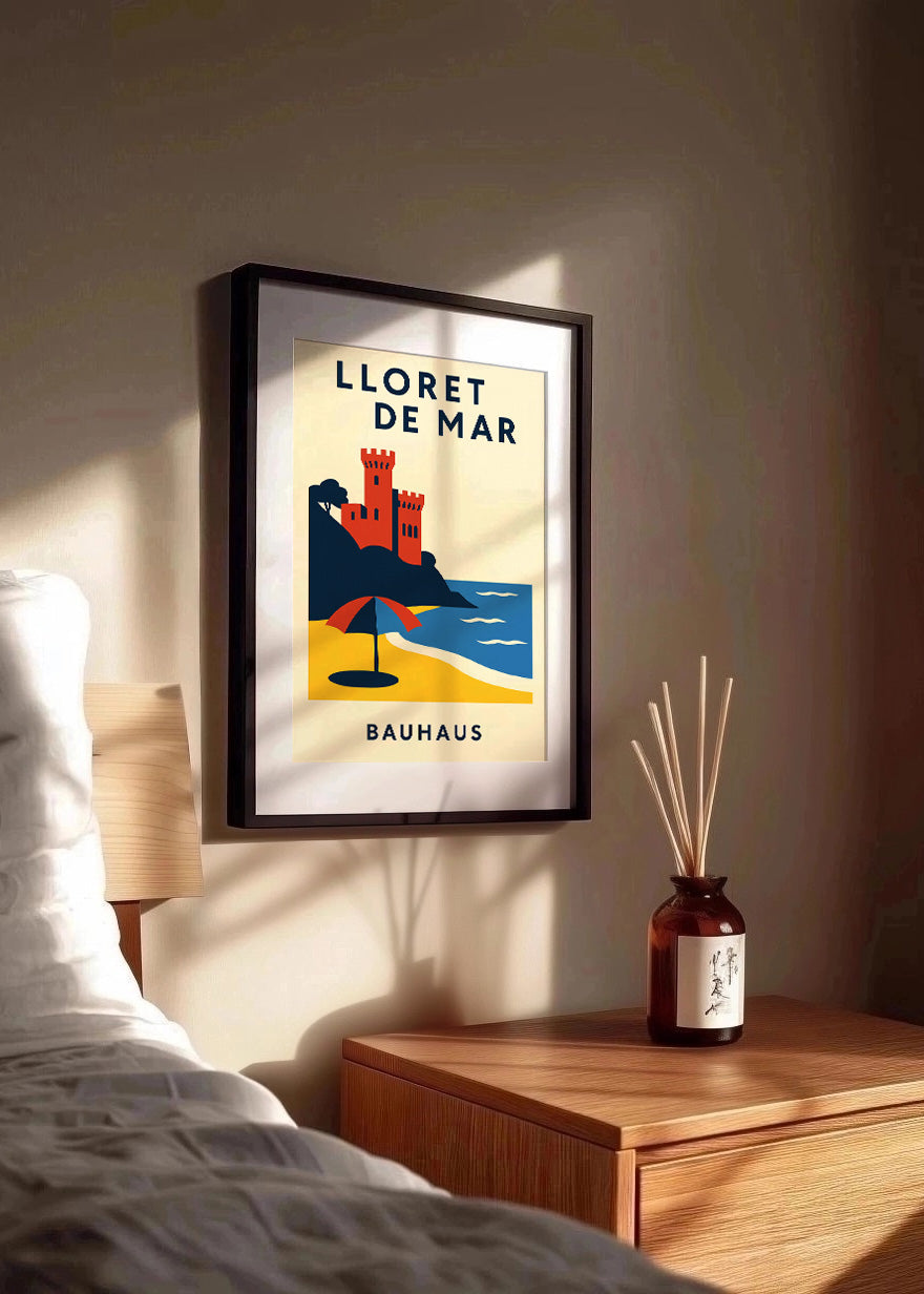 Cuadro Lloret de Mar Poster Bauhaus