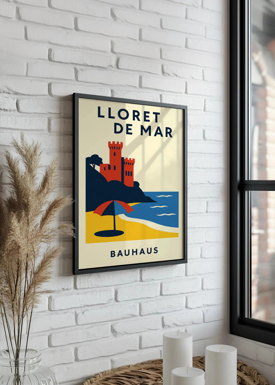 Cuadro Lloret de Mar Poster Bauhaus