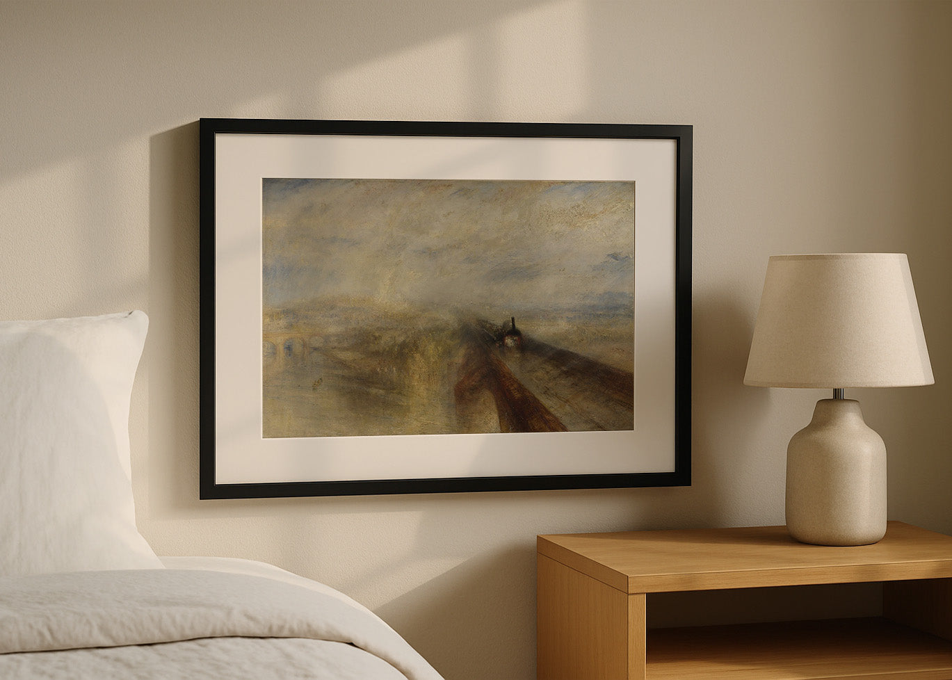 Cuadro Lluvia, vapor y velocidad – El Gran Ferrocarril del Oeste (Turner) aa