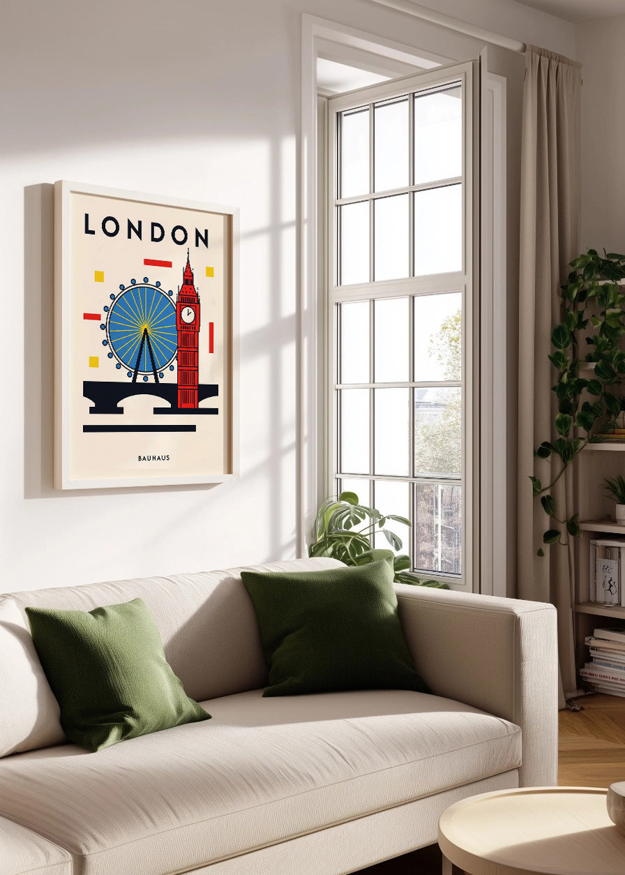 Cuadro London Poster Bauhaus