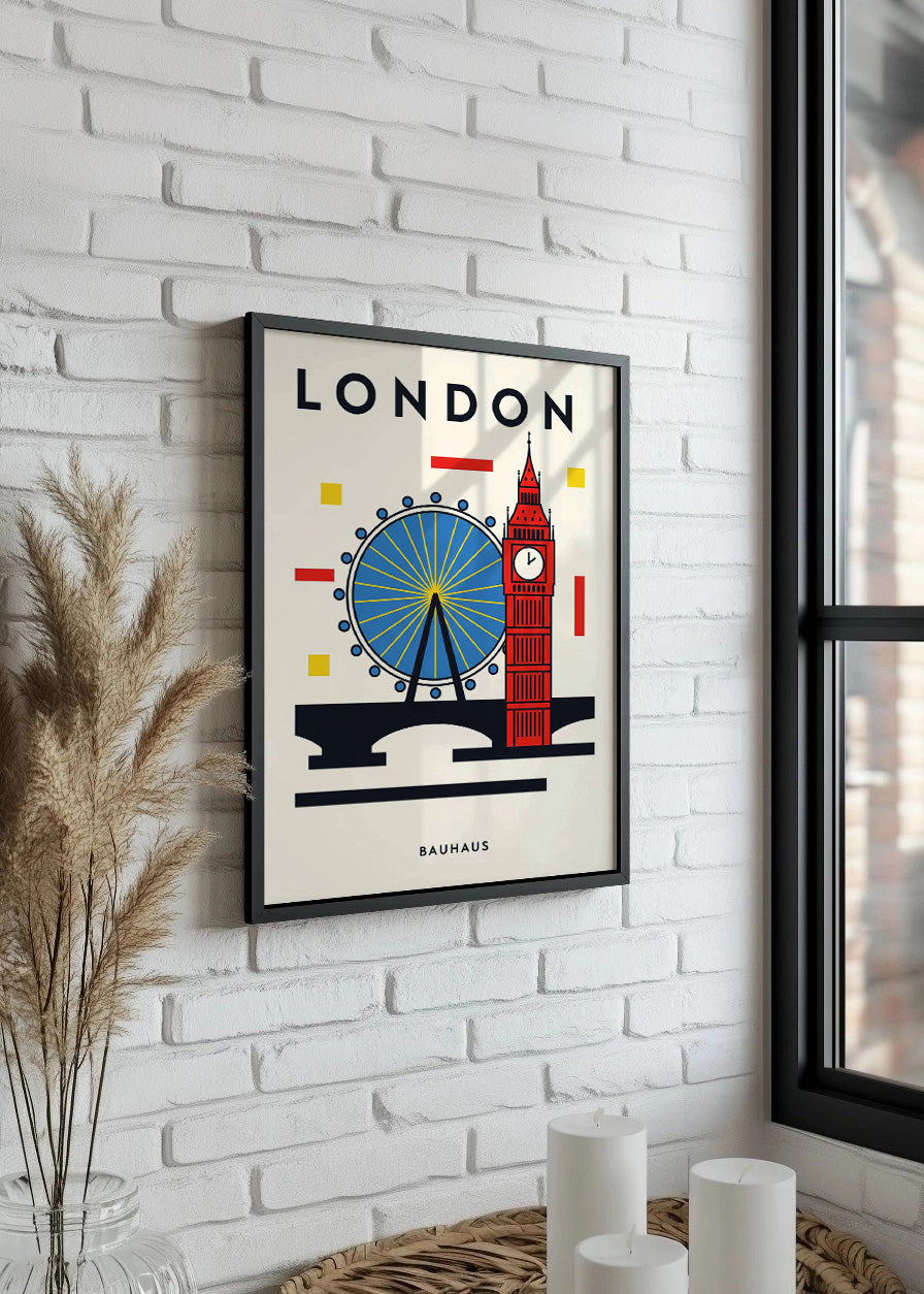 Cuadro London Poster Bauhaus