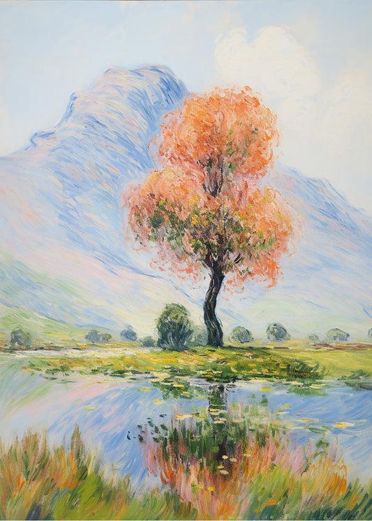 Cuadro Look the mountain!