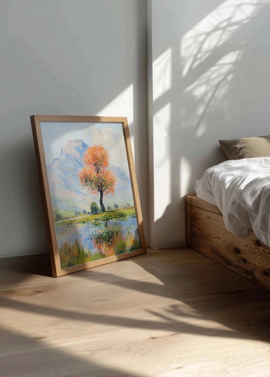 Cuadro Look the mountain!