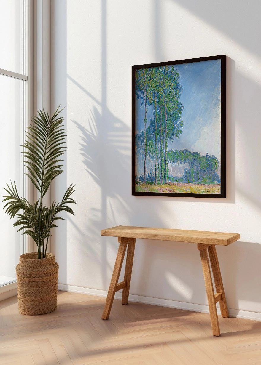 Cuadro Los álamos (Claude Monet)