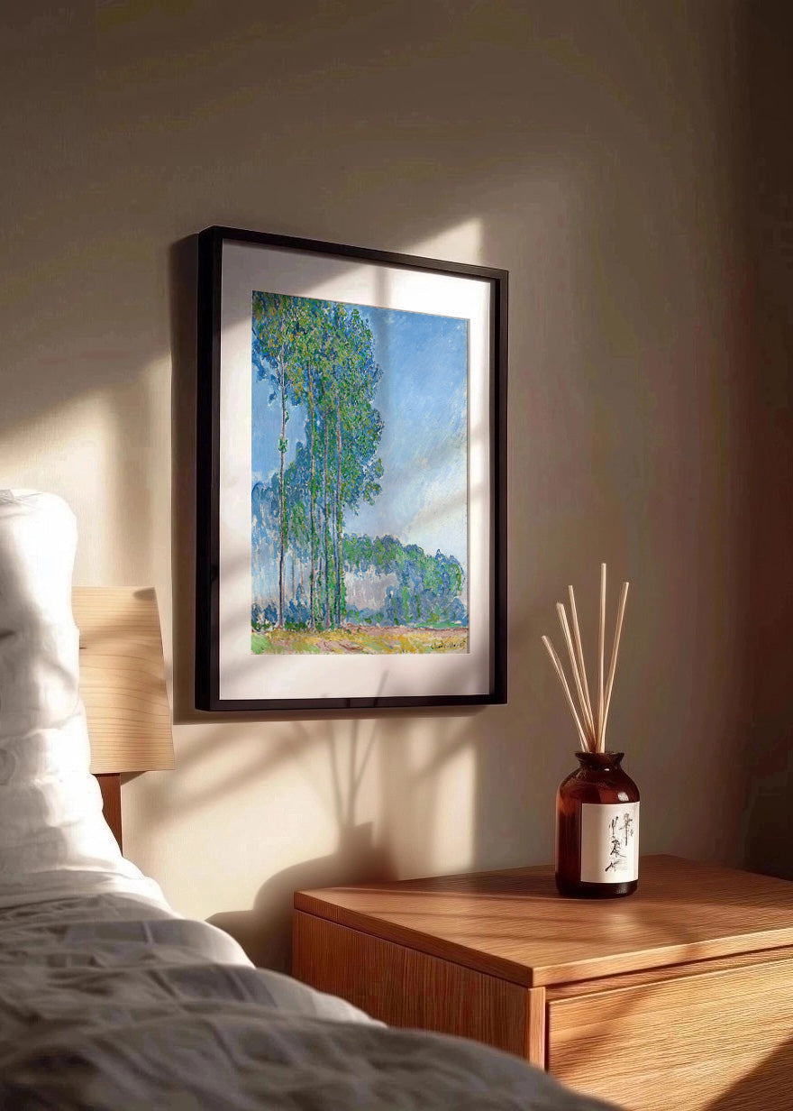 Cuadro Los álamos (Claude Monet)