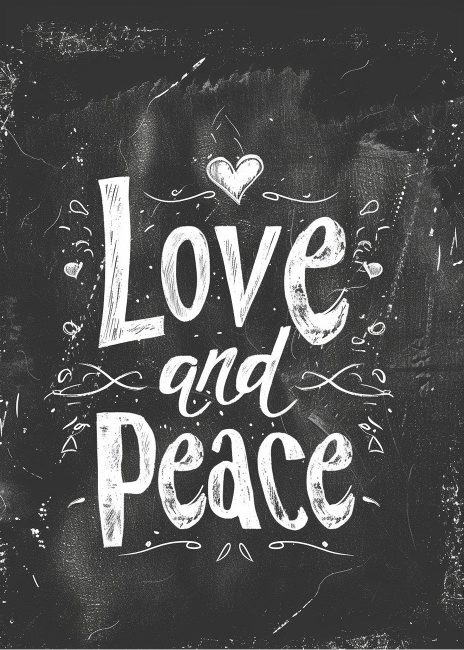 Cuadro Love and peace