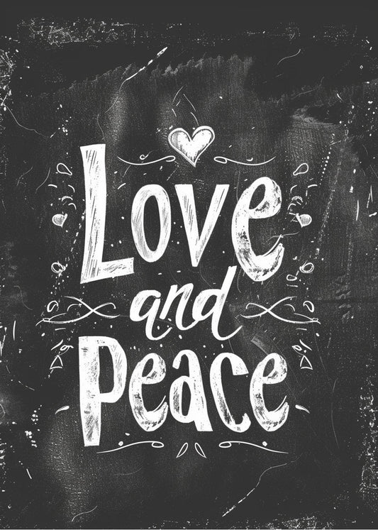 Cuadro Love and peace