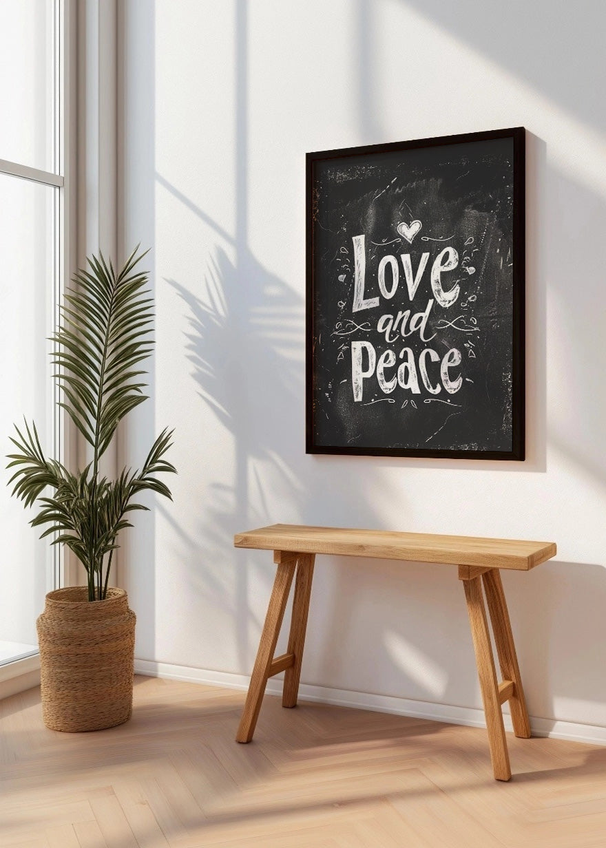 Cuadro Love and peace