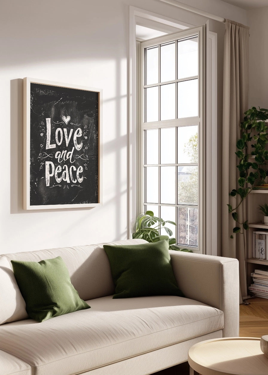 Cuadro Love and peace