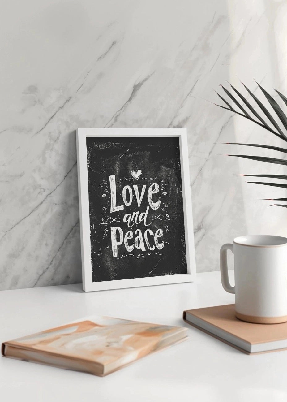 Cuadro Love and peace