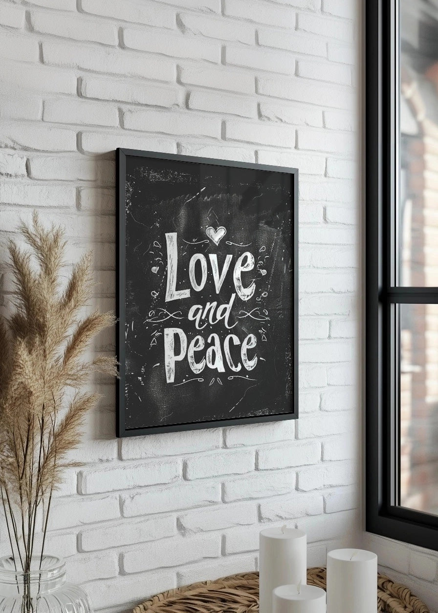 Cuadro Love and peace