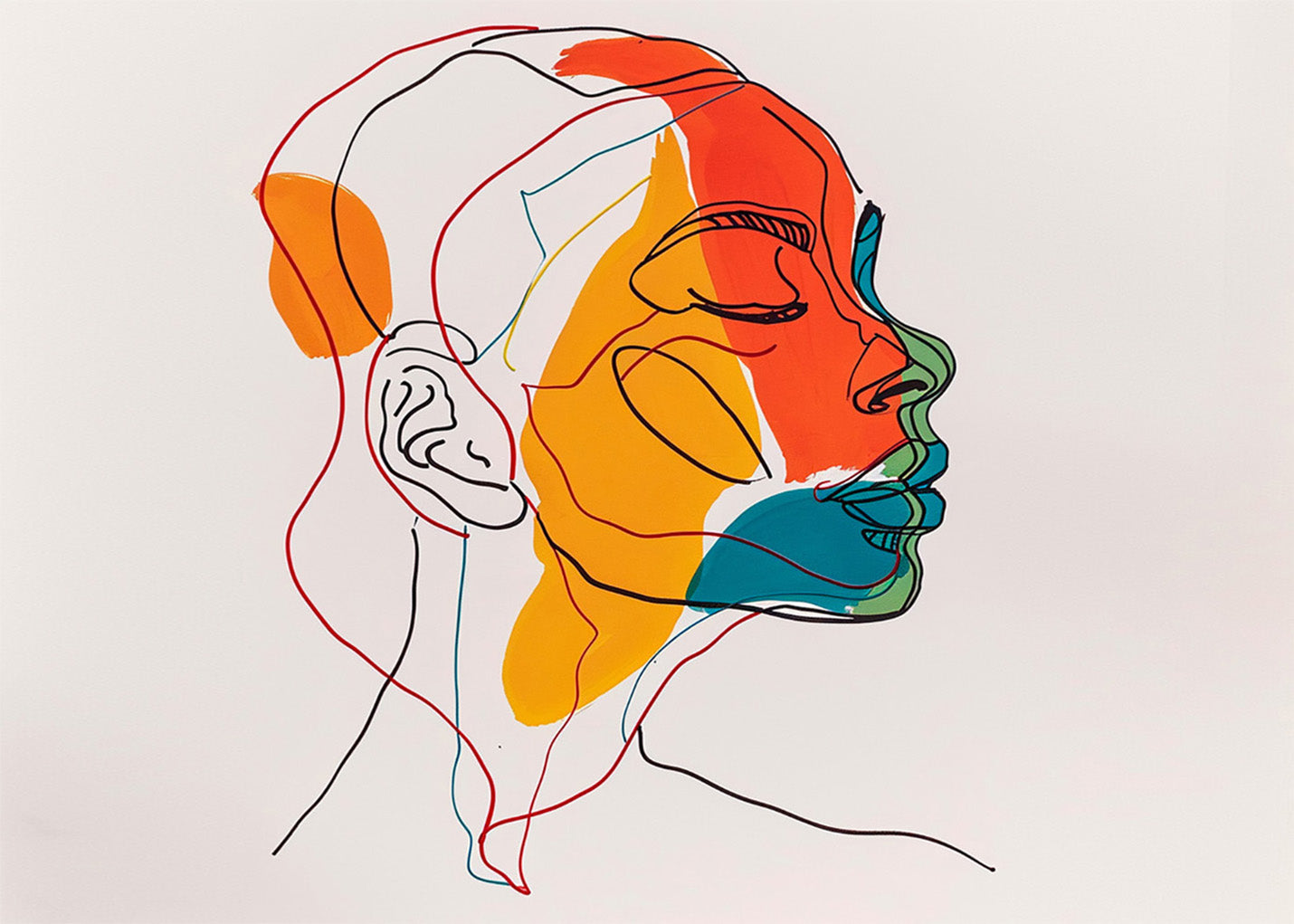 Cuadro Loving african fem