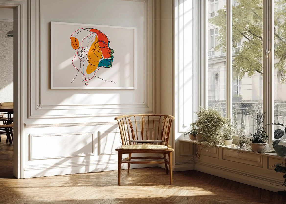 Cuadro Loving african fem