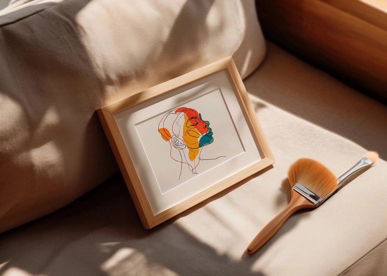 Cuadro Loving african fem