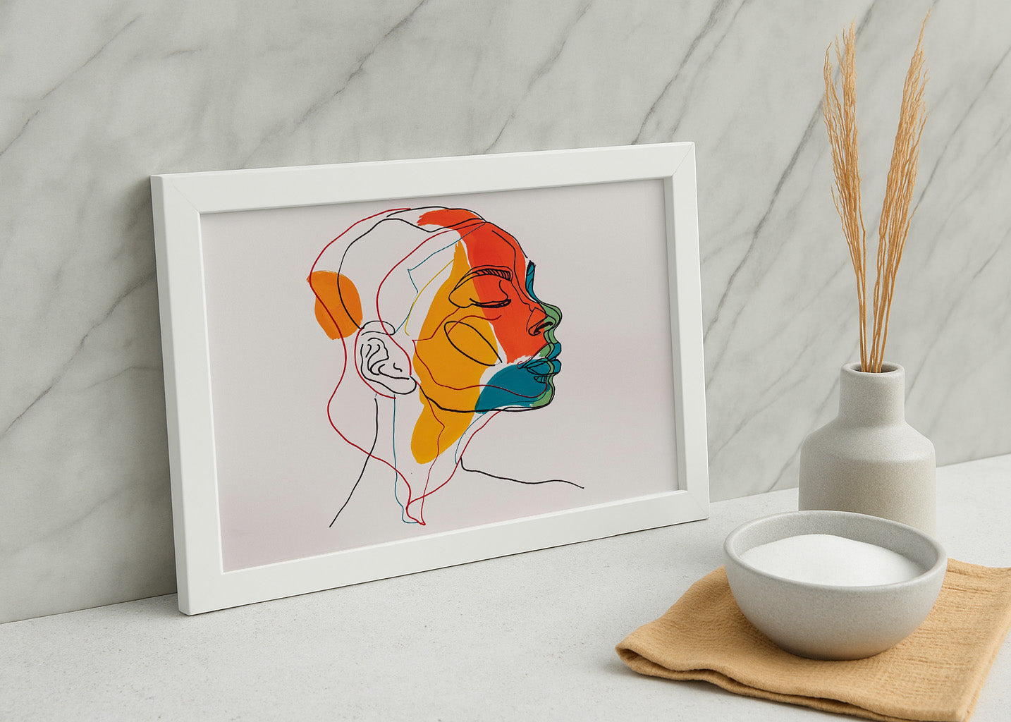 Cuadro Loving african fem