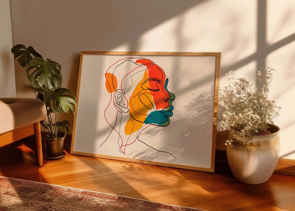 Cuadro Loving african fem