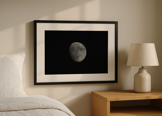 Cuadro Luna al detalle