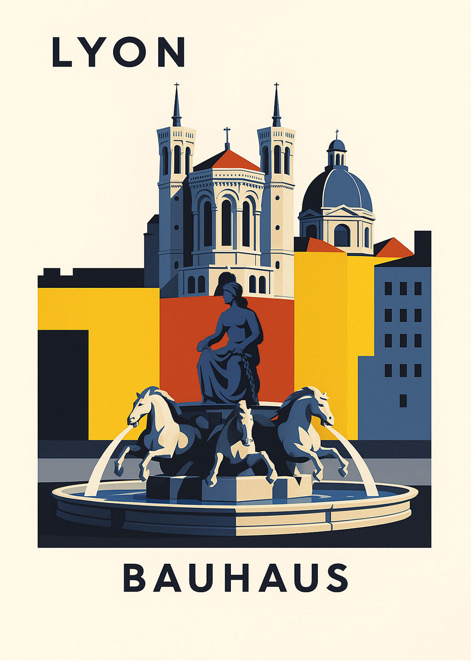 Cuadro Lyon Poster Bauhaus