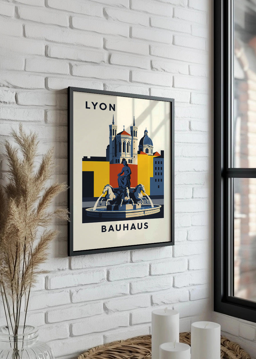 Cuadro Lyon Poster Bauhaus