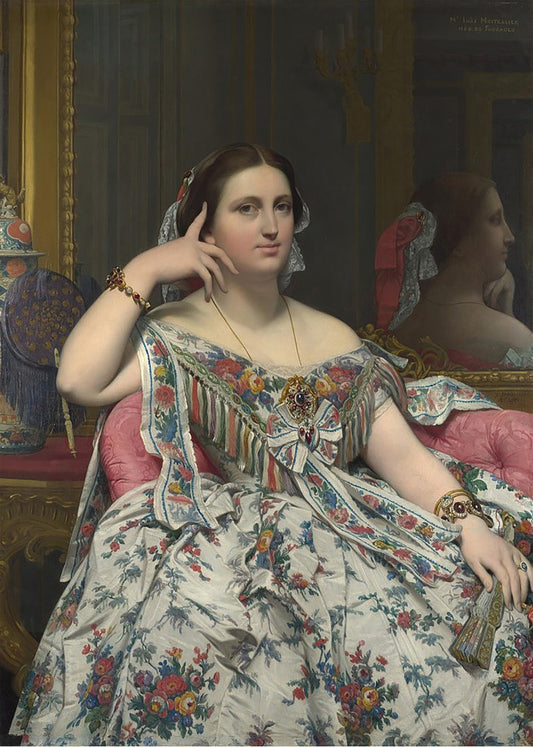 Cuadro Madame Moitessier (Ingres)