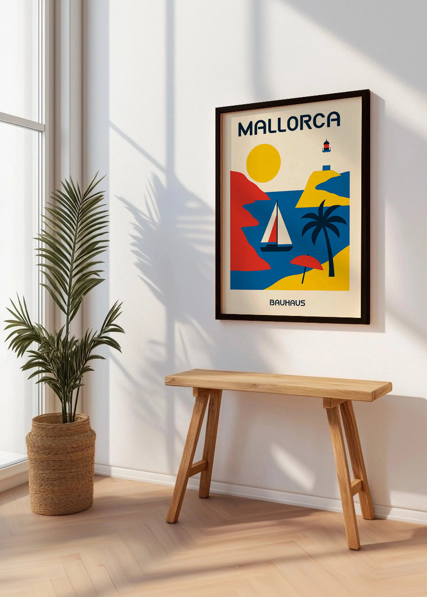 Cuadro Mallorca Poster Bauhaus