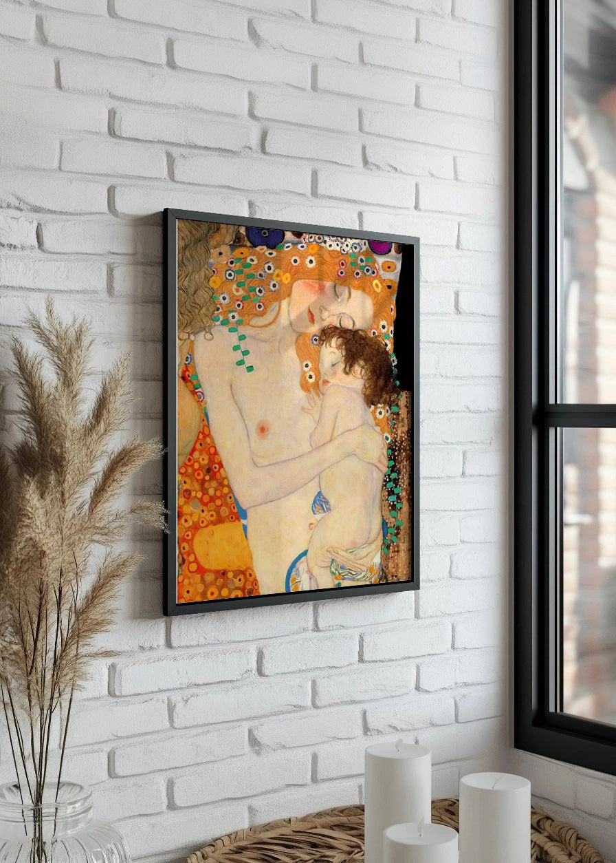 Cuadro Mama e hija (Gustav Klimt)