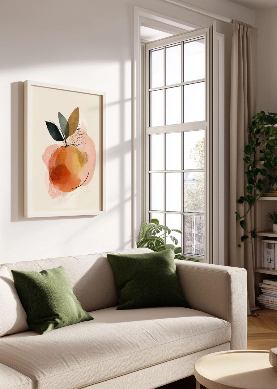 Cuadro Mandarina ilustración