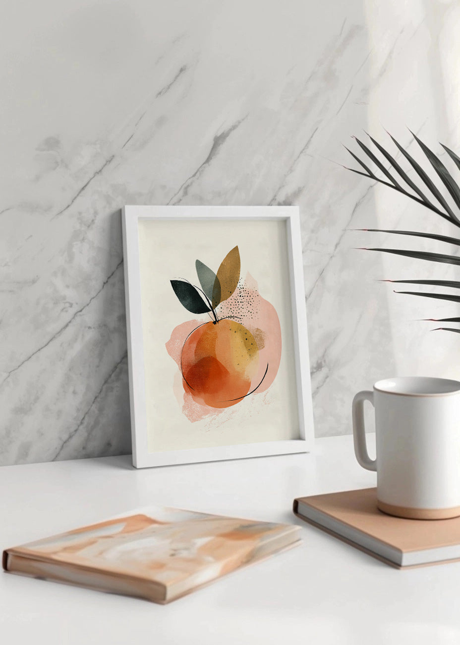 Cuadro Mandarina ilustración