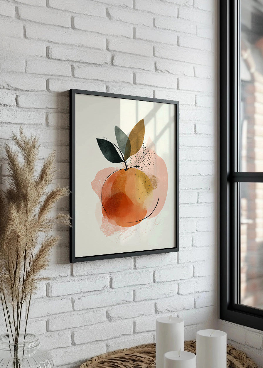 Cuadro Mandarina ilustración