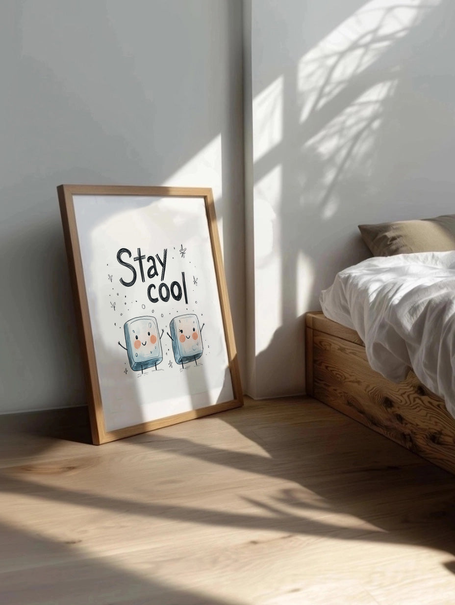 Cuadro de Stay cool - cubitos de hielo - Fine Artic