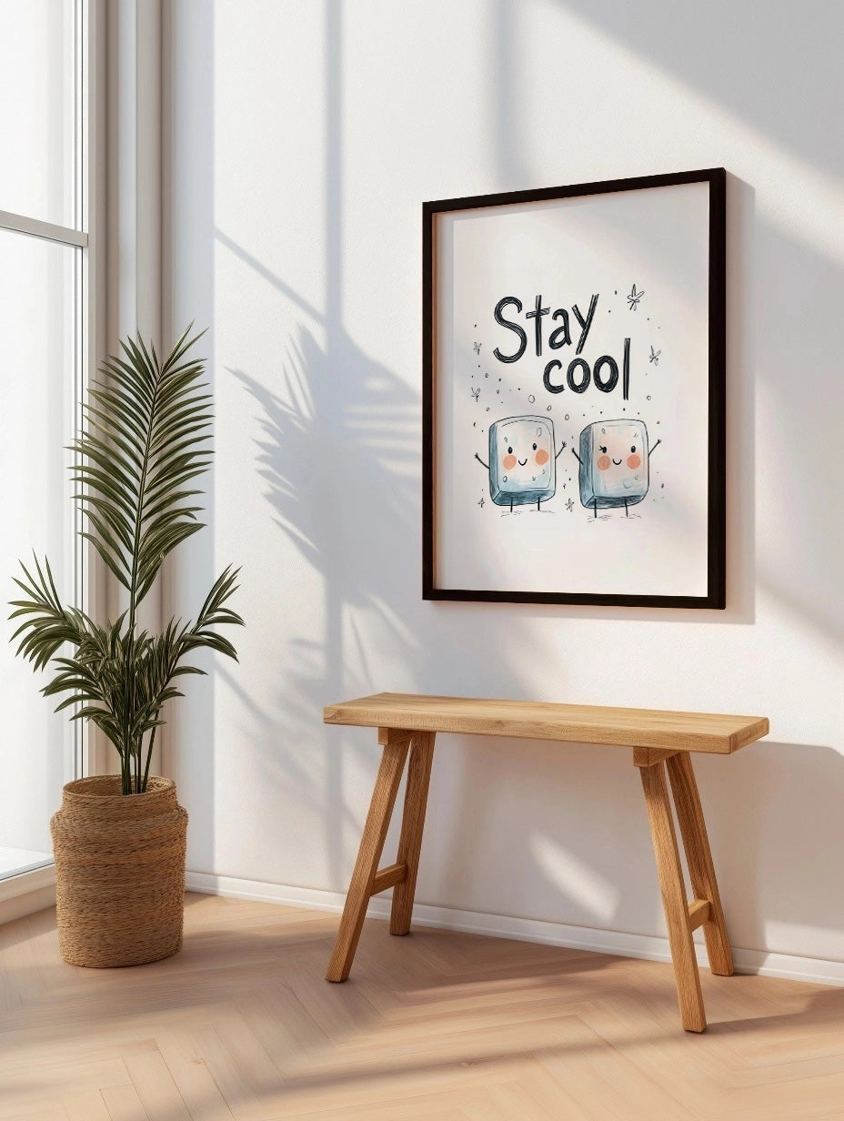 Cuadro de Stay cool - cubitos de hielo - Fine Artic