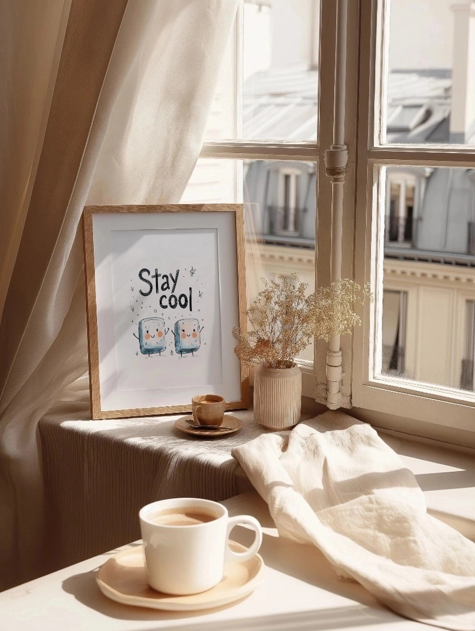 Cuadro de Stay cool - cubitos de hielo - Fine Artic