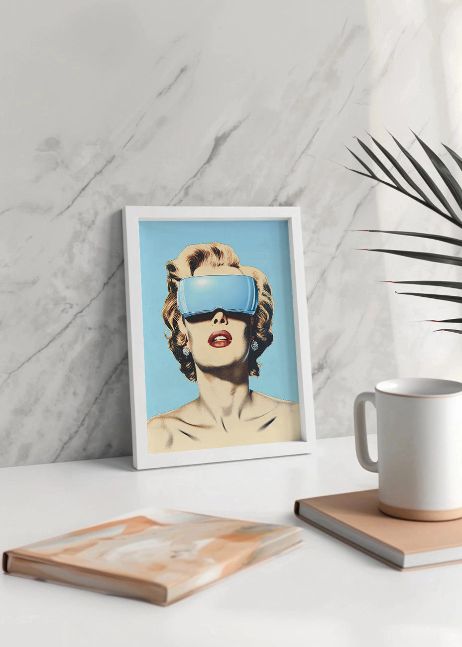 Cuadro Marilyn de realidas virtual