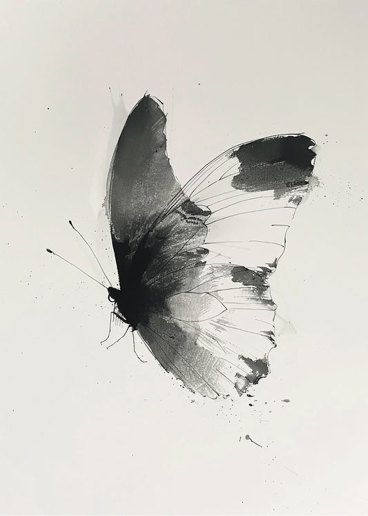 Cuadro Mariposa al detalle