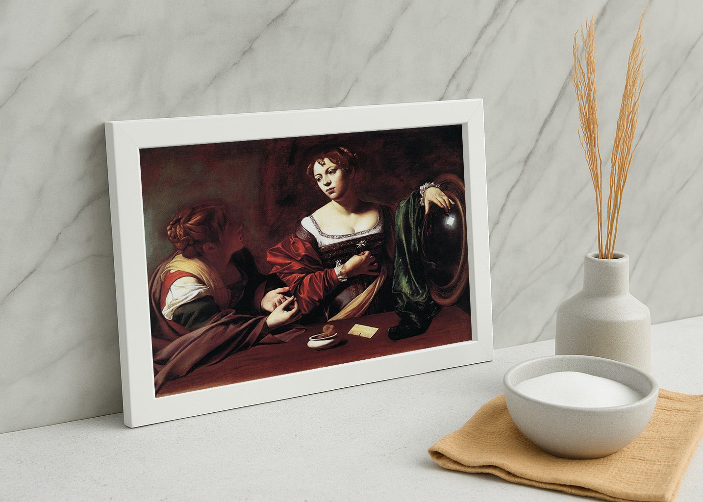 Cuadro Marta y María Magdalena (Caravaggio)