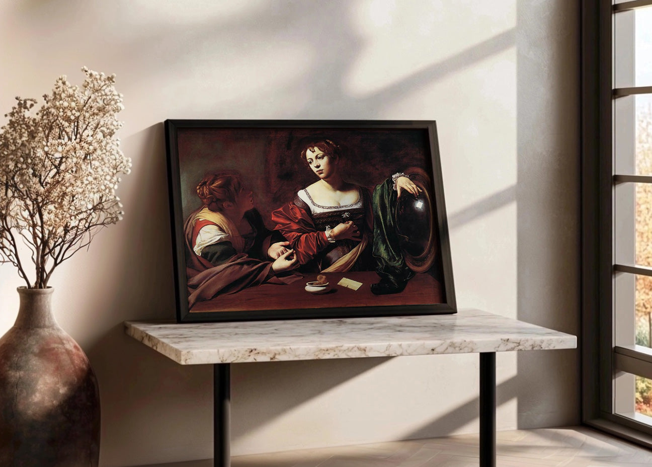Cuadro Marta y María Magdalena (Caravaggio)