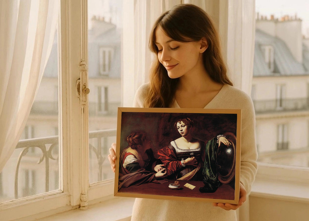 Cuadro Marta y María Magdalena (Caravaggio)