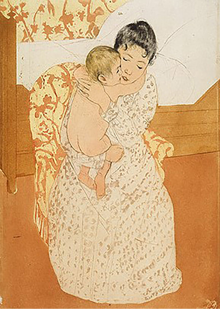 Cuadro Maternal Caress (Mary Cassatt)