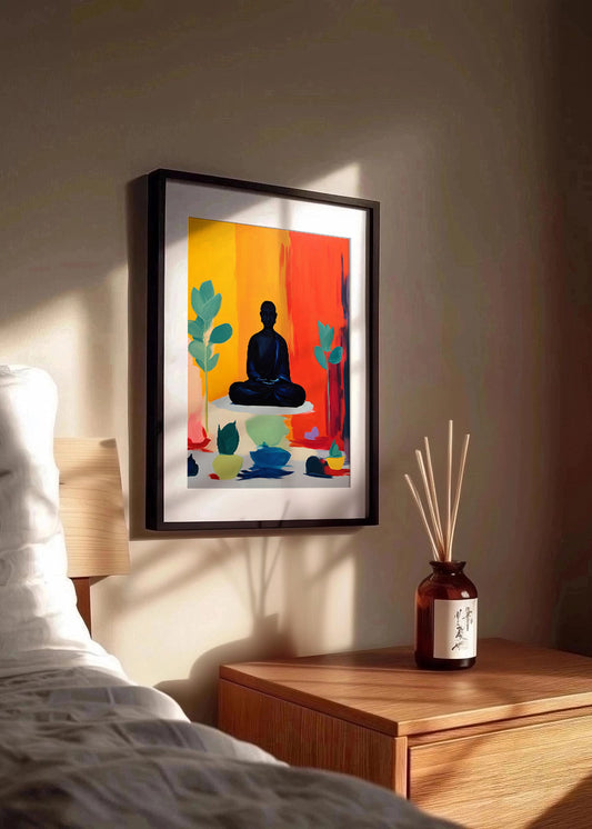 Cuadro Meditación budista