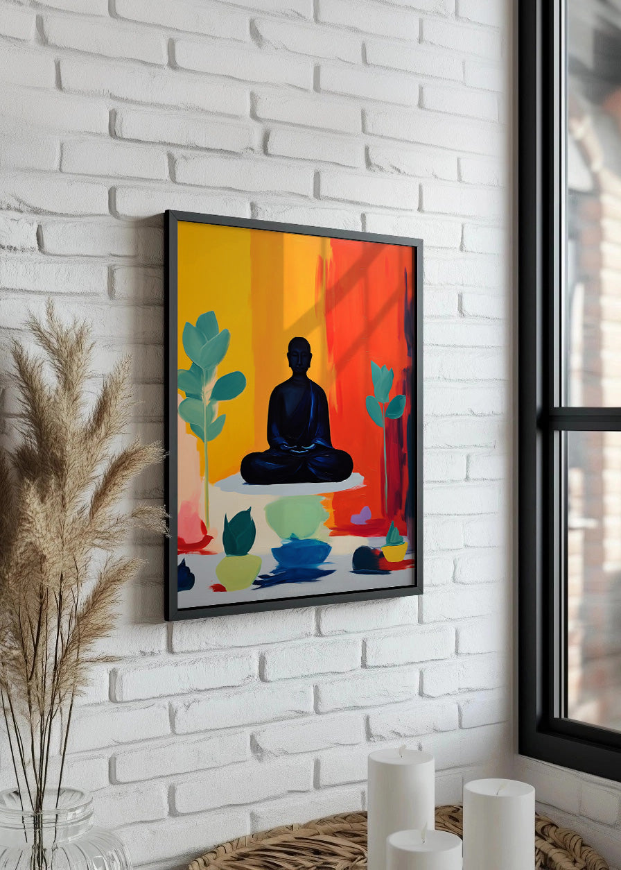 Cuadro Meditación budista