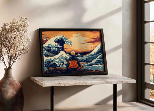 Cuadro Meditación en Kanagawa