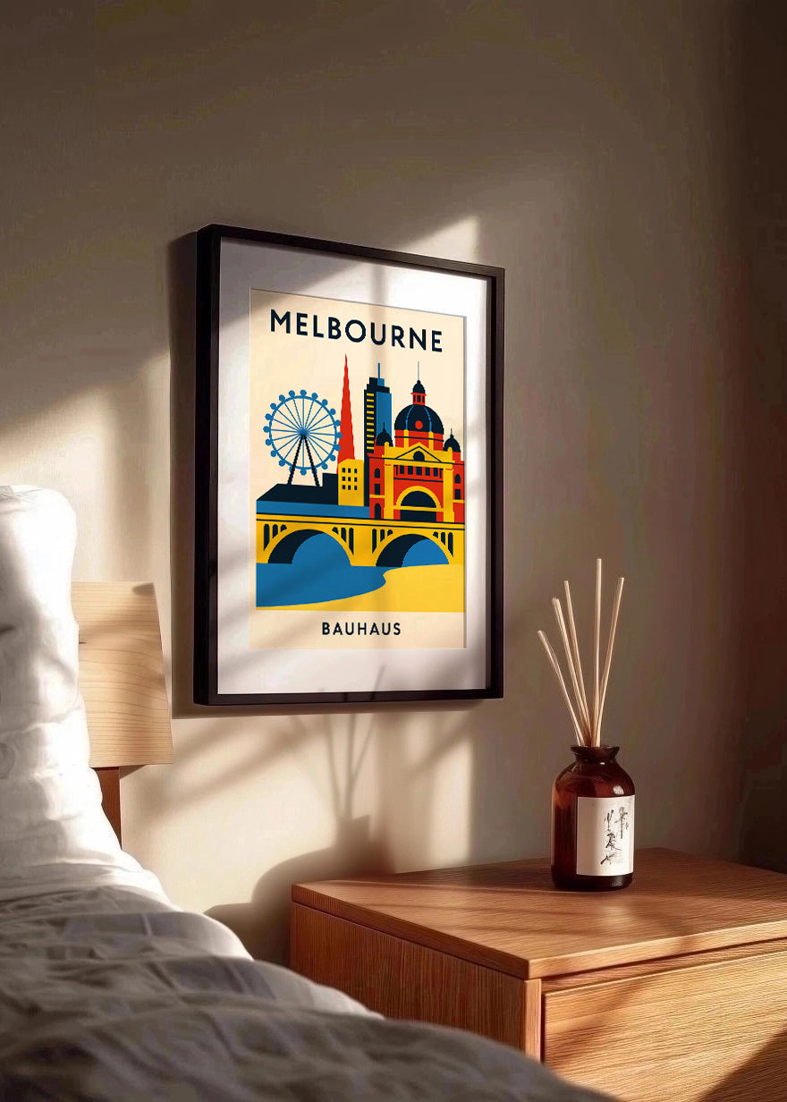 Cuadro Melbourne Poster Bauhaus