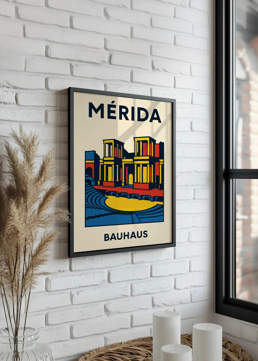 Cuadro Mérida Poster Bauhaus